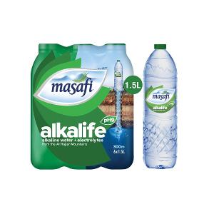 Masafi Mineral Water Alkalife 1.5Litre x 6