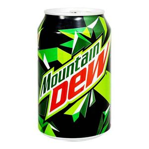 Mountain Dew Carbonated Soft Drink Cans 330ml