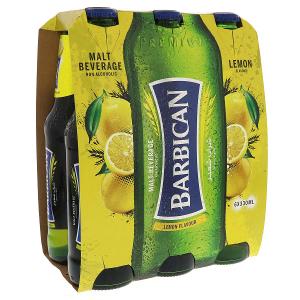 Barbican Lemon Non-Alcoholic Malt Beverage 330ml x 6