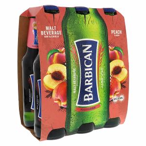 Barbican Peach Non Alcoholic Malt Beverage 330ml x 6
