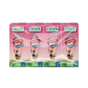 Lacnor Strawberry Milk Low Fat 180ml x 8