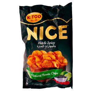 Kitco Nice Potato Chips Hot & Spicy 21 x 14gm