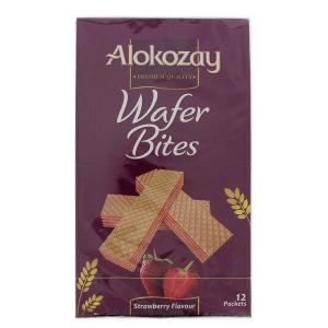 Alokozay Wafer Bites Strawberry Flavour 12 x 45gm