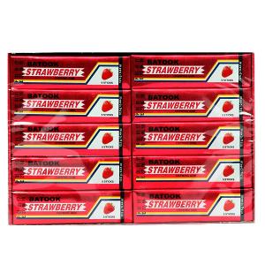 Batook Strawberry Chewing Gum 12.5g x 20pcs