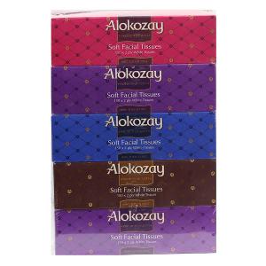 Alokozay Facial Tissue Soft 2Ply 150pcs x 5