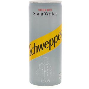 Schweppes Premium Mixer Soda Water 250ml