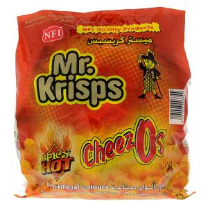 Mr.Krisps Spicy Hot Cheese Corn Balls 15gm x 21