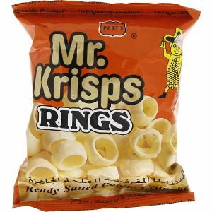 Mr. Krisps Rings Ready Salted Potato Crunches 15gm