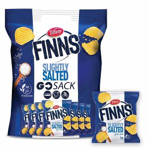 Tiffany Finns Slightly Salted Chips 24 x 15gm