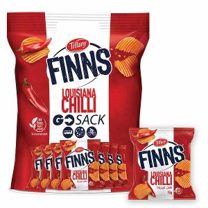 Tiffany Finns Louisiana Chilli Chips 24 x 15gm